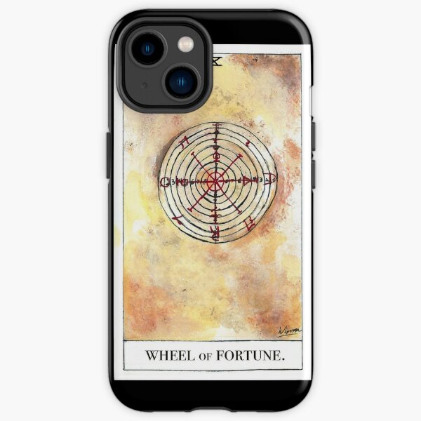 Wheel of Fortune MCR Tarot Card iPhone Tough Case RB1810 product Offical mychemicalromance Merch