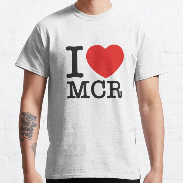 I LOVE MANCHESTER ( I heart MCR Classic T-Shirt RB1810 product Offical mychemicalromance Merch