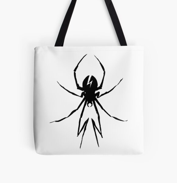 Black Spider MCR All Over Print Tote Bag RB1810 product Offical mychemicalromance Merch