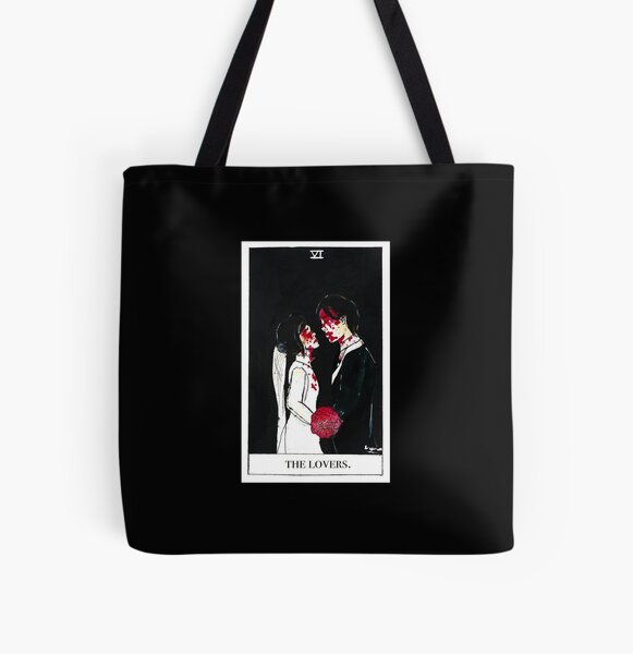 The Lovers MCR Tarot Card All Over Print Tote Bag RB1810 product Offical mychemicalromance Merch