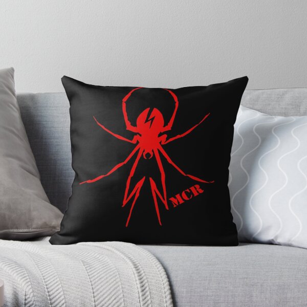 Copy of mcr spider	 Throw Pillow RB1810 product Offical mychemicalromance Merch