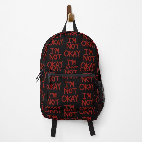 I_m Not Okay - MCR design.   Backpack RB1810 product Offical mychemicalromance Merch