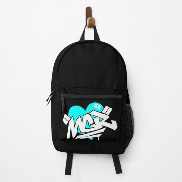 Love mcr blue and white Backpack RB1810 product Offical mychemicalromance Merch