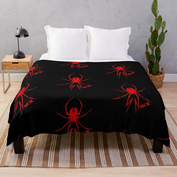 Copy of mcr spider	 Throw Blanket RB1810 product Offical mychemicalromance Merch