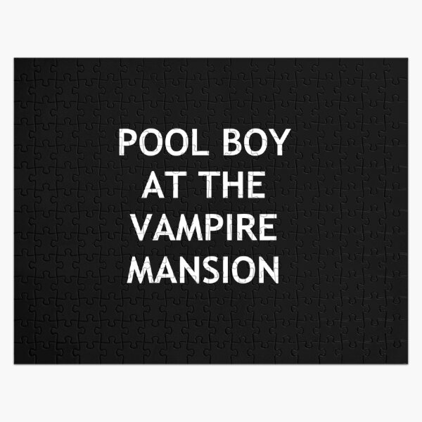 POOL BOY AT THE VAMPIRE MANSION - Gerard Way MCR Jigsaw Puzzle RB1810 product Offical mychemicalromance Merch
