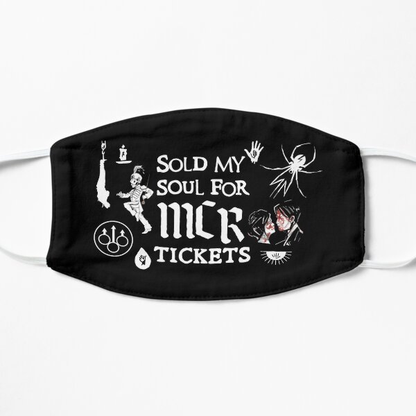 Sold my soul for MCR (Version 2) Flat Mask RB1810 product Offical mychemicalromance Merch